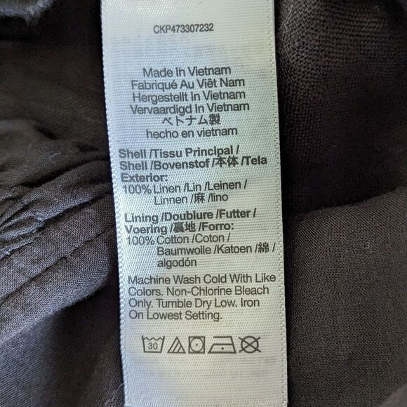 Madewell NWT Linen Wide-Leg Sleeveless Summer Jumpsuit sz 0 - Picture 16 of 16